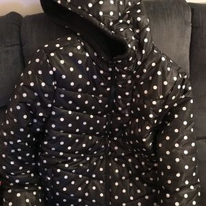Polka Dot Down Jacket